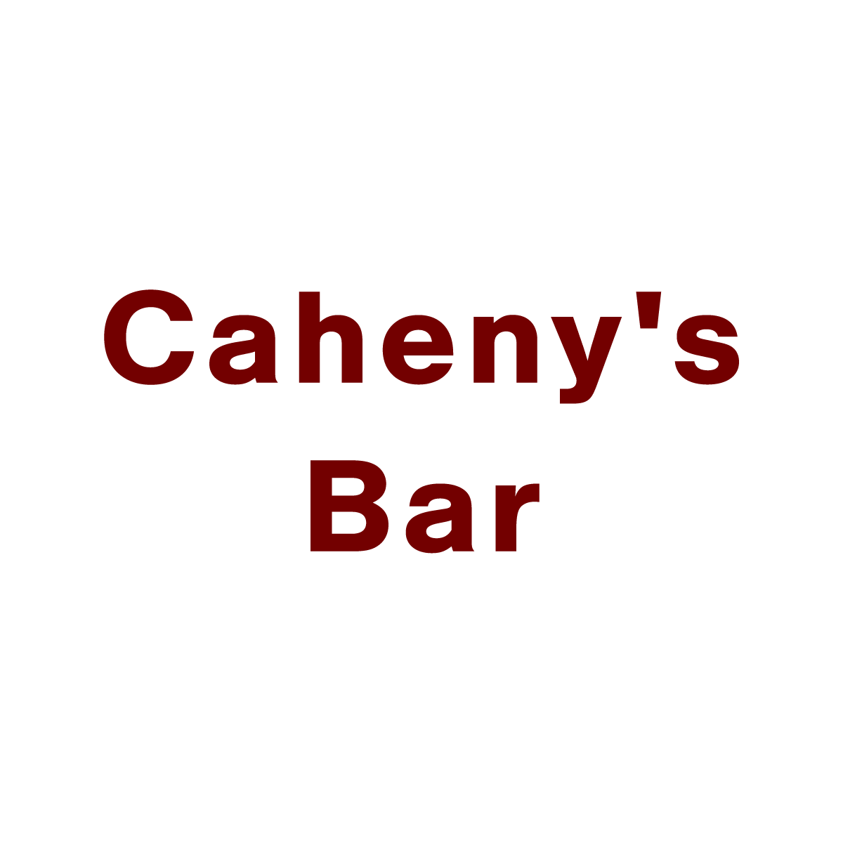 Caheny’s Bar