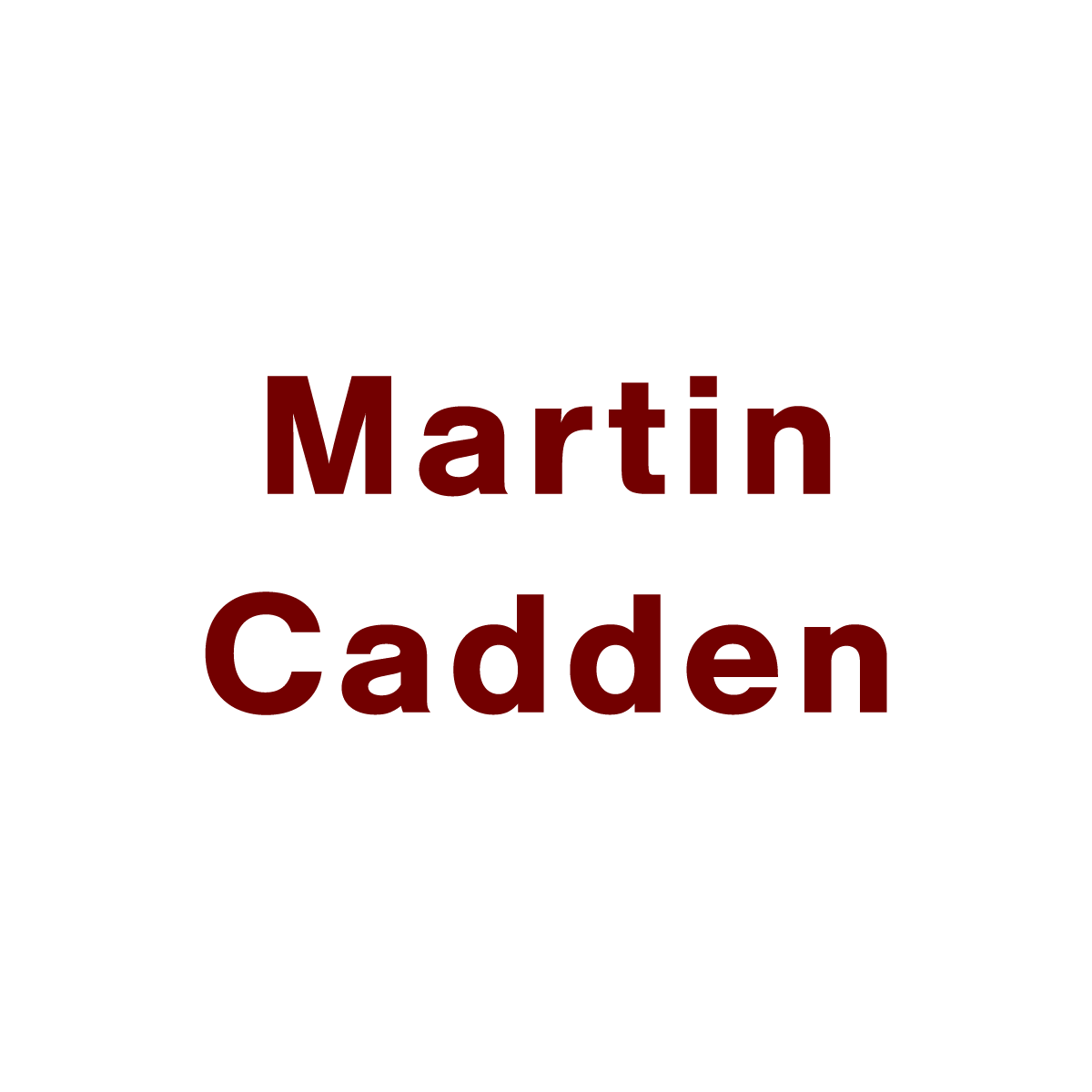 Martin Cadden